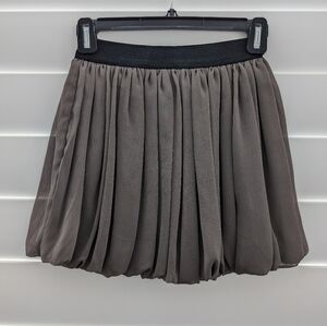 Forever 21 Gray Mini Bubble Skirt Size XS